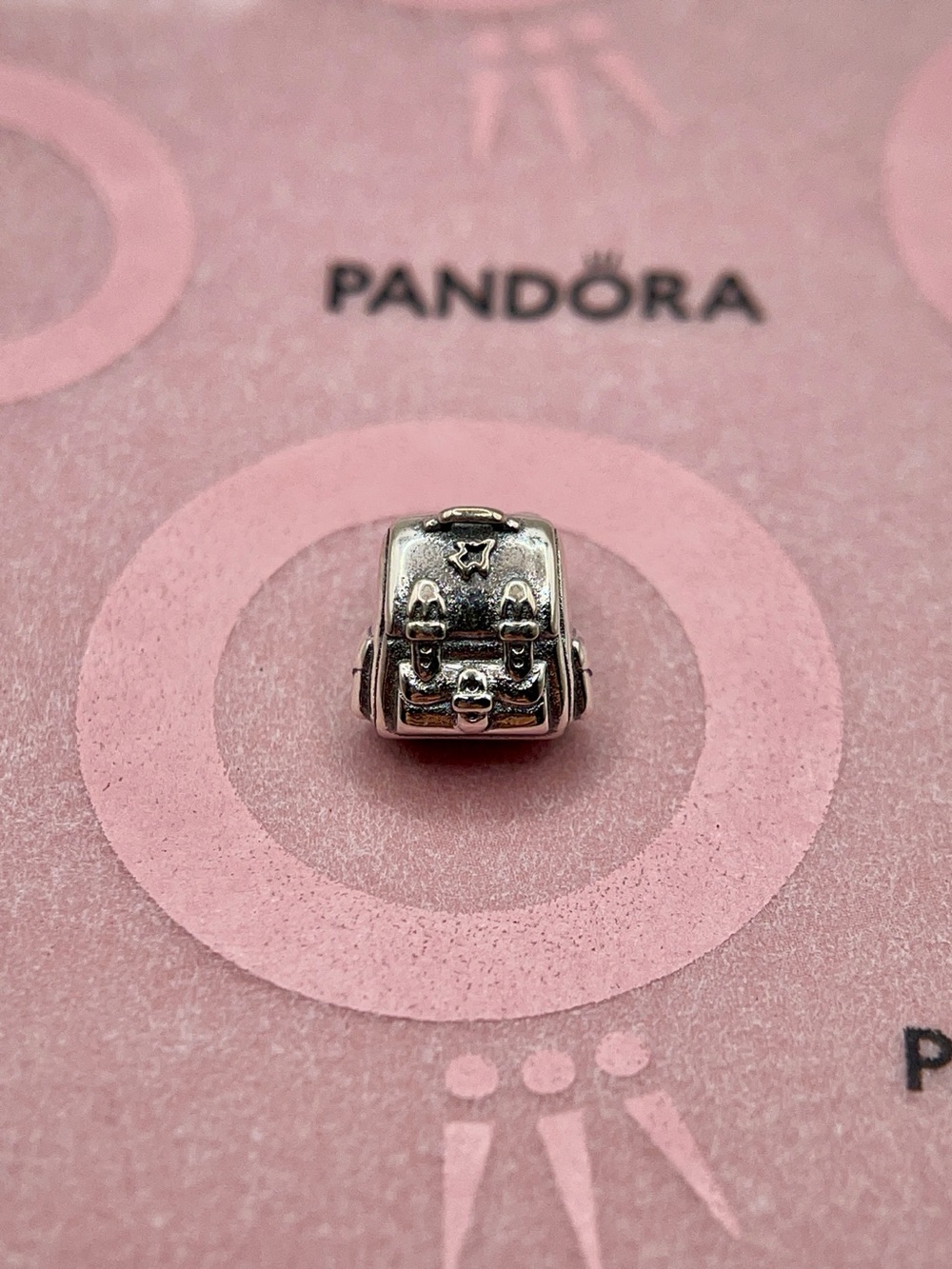 Pandora Adventure Backpack Silver Charm Life Is For Adventure